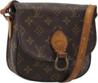 Louis Vuitton Pre-owned Vintage Monogram Shoulder Bag - Dames - Vintage Schoudertas - Bruin - ONE Size - Leer - Vintage
