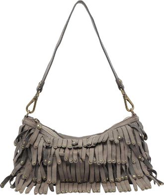 Campomaggi Grey Natalia Shoulder Bag