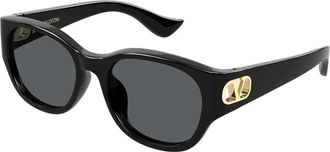 Valentino Vg 0039Sk Zonnebrillen - Dames - Zonnebrillen - Zwart - 55 MM - Accessoires
