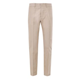 Tom Ford Military Cotton Chino - male - Tom Ford - Chinos - Beige - W36 - Trousers