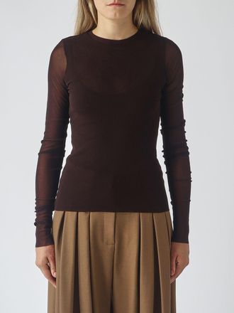 Meimeij Top a maniche lunghe in poliammide con vestibilit&agrave; slim fit