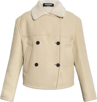 Jacquemus Double-breasted shearling coat