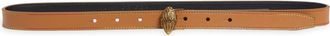 Kurt Geiger Eagle Buckle Saffiano Leather Belt in Camel at Nordstrom Rack, Size X-Small/small
