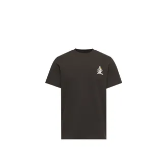 Moncler Moncler Logo Cotton T-shirt, Men, Black, Size: 3xl