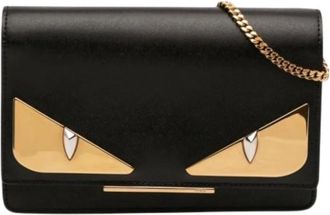 Fendi Pre-owned Wallet On Chain - - Pre-owned - Donna - Nero - ONE SIZE