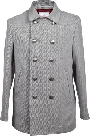 Brunello Cucinelli Giacca doppiopetto - Grigio