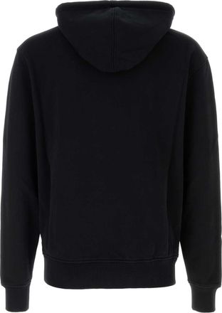 Ami Mens Black Cotton Sweatshirt Exterior: Felpe Sweater