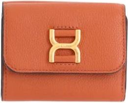 Chlo&eacute; Portafoglio Trifold Piccolo Marcie - Dames - Portefeuilles - Oranje - ONE Size - Katoen - Accessoires