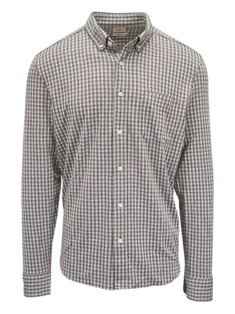 Faherty checked shirt - Grijs