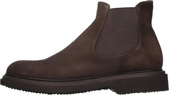 Pantanetti Schoenen, Heren, Bruin, 44 EU, Leer, Beatles Elite Enkellaarsjes