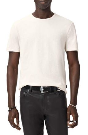 John Varvatos Blaise Wave Organic Cotton T-Shirt in Salt at Nordstrom, Size X-Large