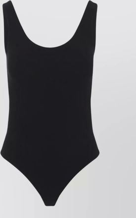 Wolford scoop neck seamless string body suit