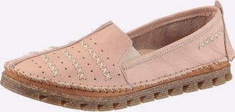 Gemini Slipper GEMINI, Damen, Gr. 36, puder, Glattleder, Schuhe Slipper
