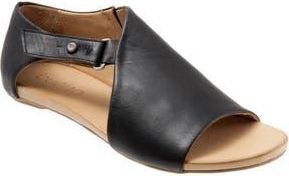 Bueno Kale Flat Sandal in Black Leather at Nordstrom Rack, Size 5.5-6Us / 36Eu