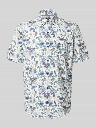 Lerros Modern Fit Freizeithemd mit Button-Down-Kragen in Offwhite, Gr&ouml;&szlig;e XXXL