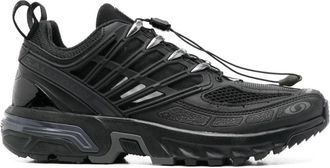 Salomon Zwarte Mesh Sneakers Zilveren Hardware - Heren - Hardloopschoenen - Zwart - 38 1/2 EU - Fitness