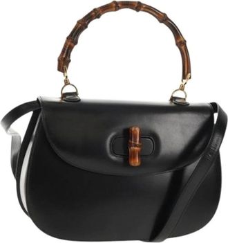 Gucci Pre-owned Handbags, female, Black, Size: ONE SIZE Pre-owned Vintage Handbag