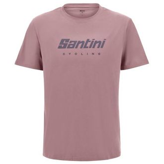 Santini Coloured Branded T-Shirt T-Shirt - Unisex | rosa