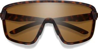 Smith Bobcat Photochromic 135mm ChromaPop Shield Sunglasses in Matte Tortoise /Brown at Nordstrom