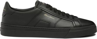 Santoni Low-Top Sneaker - Mens leather sneaker - Gr. 10 - in Weiß - für Damen