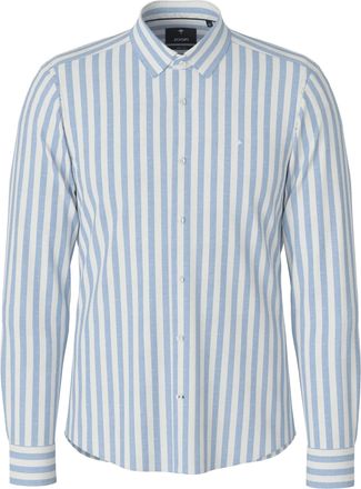 Joop Langarmhemd JOOP Pit, Herren, Gr. 37, N-Gr, lt, pastel blau, Web, Obermaterial: 60% Leinen, 40% Baumwolle, slim fit, 2-Knopf-Manschette, Hemden Langar