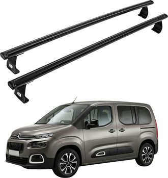 OEM Baca Para Citro&euml;n Berlingo De 2008 A 2018 De Aluminio Ligero Color Negro