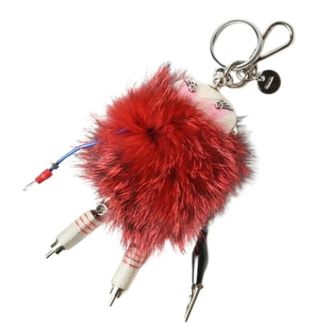 Prada Pre-owned Canvas Key-holder - unisex - Prada Vintage - Vintage Accessories - Red - ONE SIZE - Pre-owned