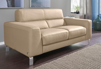 CALIA ITALIA 2-Sitzer »Simon, erstklassiger Sitzkomfort und tolles Design« in zwei Lederqualitäten