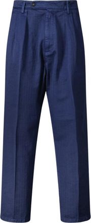 Massimo Alba Suit Broeken - Heren - Nette broeken - Blauw - M - Katoen - Broeken