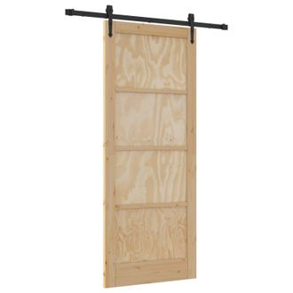 vidaXL Puerta Corredera Orkdal Natural 86 X 211 Cm Vidaxl
