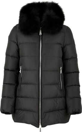 Moorer Dorado Jacket - Dames - Jassen - Zwart - S - Polyester - Jassen
