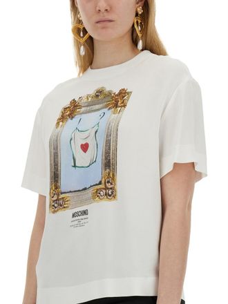 Moschino Gone With The Wind Print T-Shirt - White