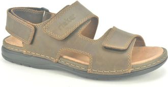 Rieker Vetl. Sand. 2Velcro - Heren - Sandalen - Bruin - 46 EU - Schoenen