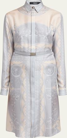 Versace Barocco Foulard Coupe des Dieux Dress