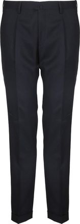 BRIGLIA 1949 Straight-Fit Trousers with Central Zip Closure