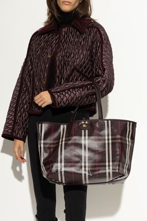 Burberry Highlands Shopper Bag, Womens, Brown