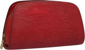 Louis Vuitton Pre-owned Cuoio pouches - - Pre-owned - Donna - Rosso - ONE SIZE