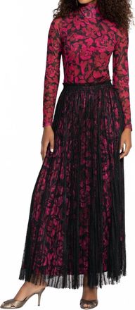 Johnny Was Yolanda Pleated Maxi Skirt In Celebrate