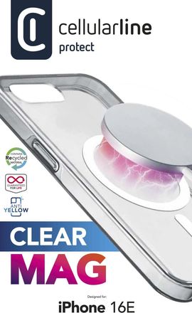 Cellularline Cellularline Clearmagiphse4t Funda Para Tel&eacute;fono M&oacute;vil 15,5 Cm (6.1) Transparente