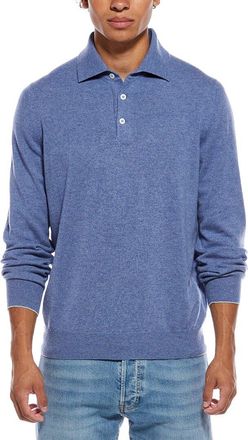 Brunello Cucinelli Knit Cashmere Polo Shirt