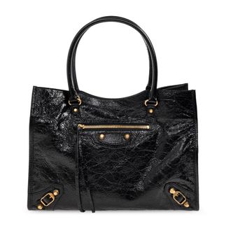 Balenciaga Handbags, female, Black, Size: ONE SIZE Le City Tote Bag Small