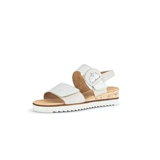 Gabor Sandaal met sleehak - Dames - Schoenen - Wit - Maat: 40 1/2 EU