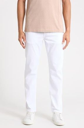 HUGO BOSS Delaware Slim Leg Jeans in White at Nordstrom Rack, Size 33 X 32
