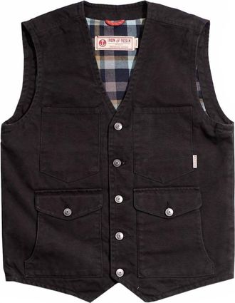 Iron And Resin Mens Bronco Vest In Black