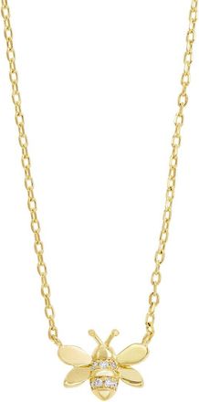 Savvy Cie Jewels Cz Dangle Necklace