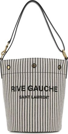 Saint Laurent Black/white Reef Gosh Shoulder Bag