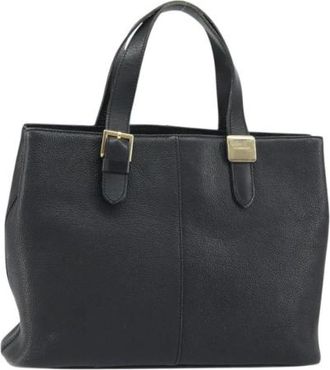 Burberry Pre-owned Tote Bags, female, Black, Size: ONE SIZE Pre-owned Vintage Tote Bag