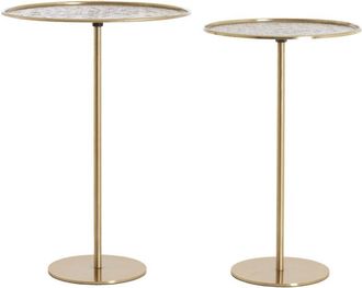 Light & Living Juego De Mesas Auxiliares Light & Living Lia En Bronce Antiguo