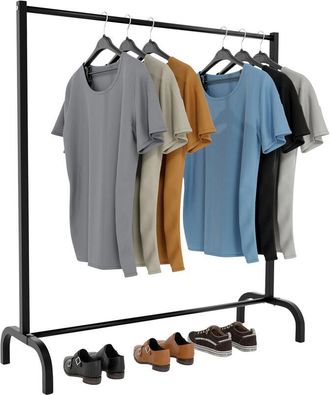 Clp Clp - Perchero Lara En Estilo Industrial Negro 120x38x120 Cm