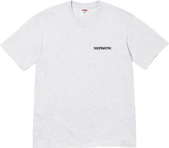 SUPREME T-shirt Worship con stampa - Grigio